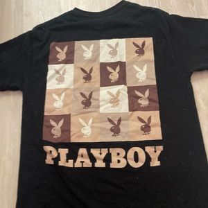 playboy brown shirt